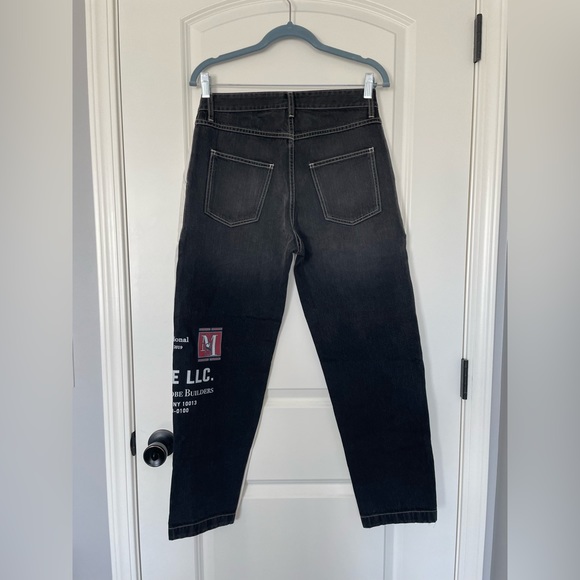 Designer Monse luxury brand limited edition half and half jeans timeless piece - Picture 11 of 16
